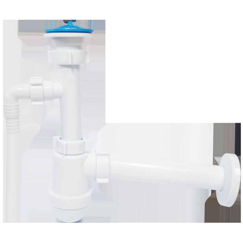 Sifons Ani izl. 1 1-4х40mm ar veļas maš. pies., caurule 40mm