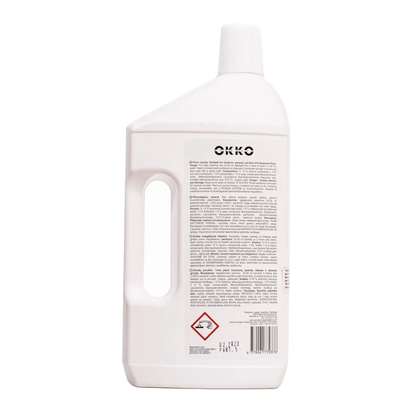 Средство для мытья полов Okko, для разного пола, 1 л