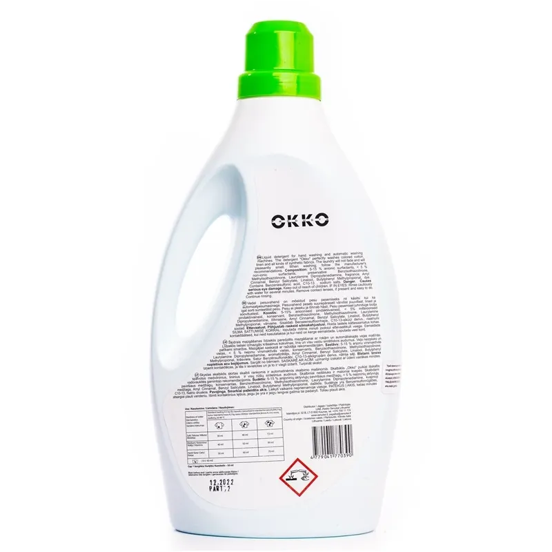 Жидкое средство для стирки Okko Color, 2 л