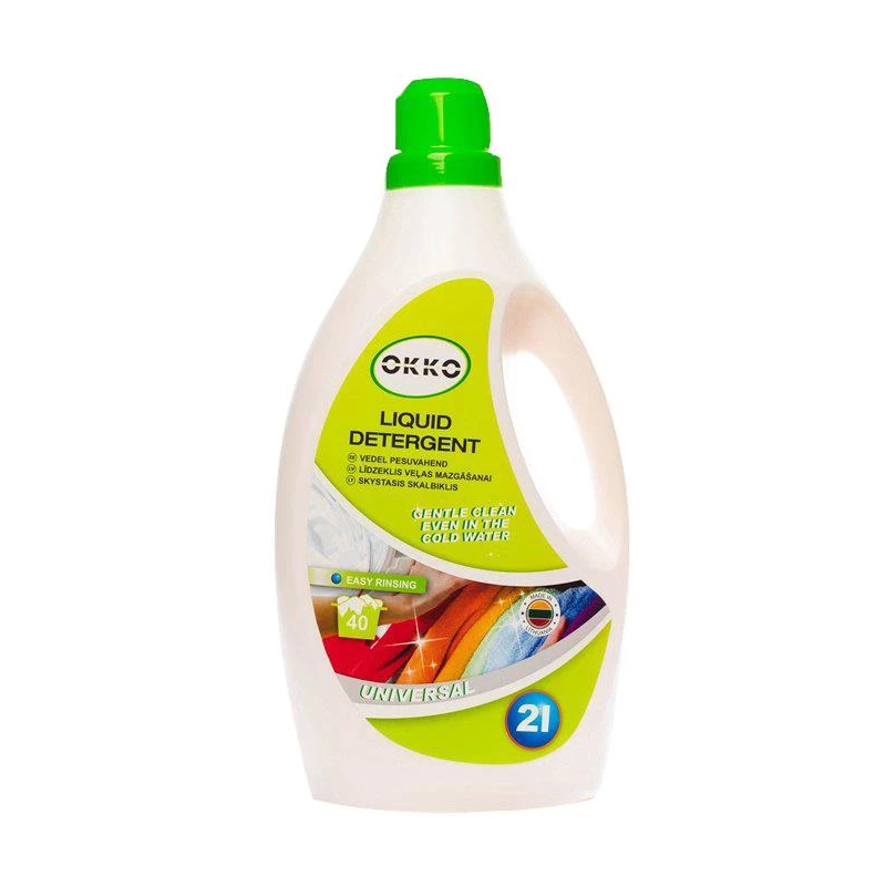 Šķidrais veļas mazgāšanas līdzeklis OKKO UNIVERSAL. 2 l. 40 mazg.