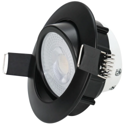 Lampa led iebūv. 7wn r84 ip20 38d melna