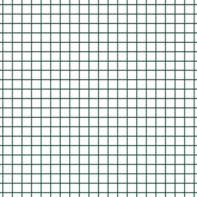 vidaXL Žoga āķis Zaļa 100 x 0,5 m ,12 x 12 mm tīkls, Tērauds un PVC