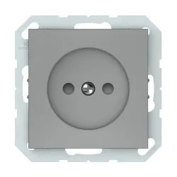 Kištukinis lizdas Vilma QR1000 RP16-001-22, be įžeminimo, matinė pilka sp.