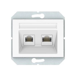 Datora un telefona ligzda VILMA XP500, balta krāsa