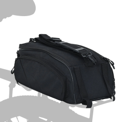 vidaXL Velosipēda soma Melna 38 x 21 x 16 cm Poliesters