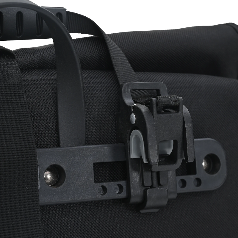 vidaXL Velosipēda soma Melna 34 x 16 x 59 cm Poliesters