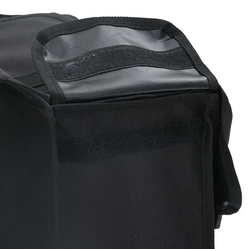 vidaXL Velosipēda soma Melna 40 x 18.5 x 35 cm Poliesters