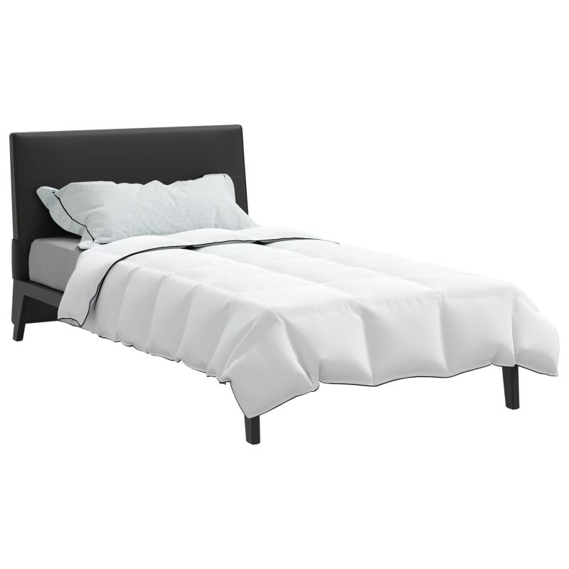 vidaXL Ziemas gultas sega Balts 135 x 220 cm Spalvas