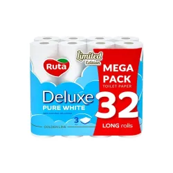 Paper wxruta purewhitedeluxe 32pce 3ply
