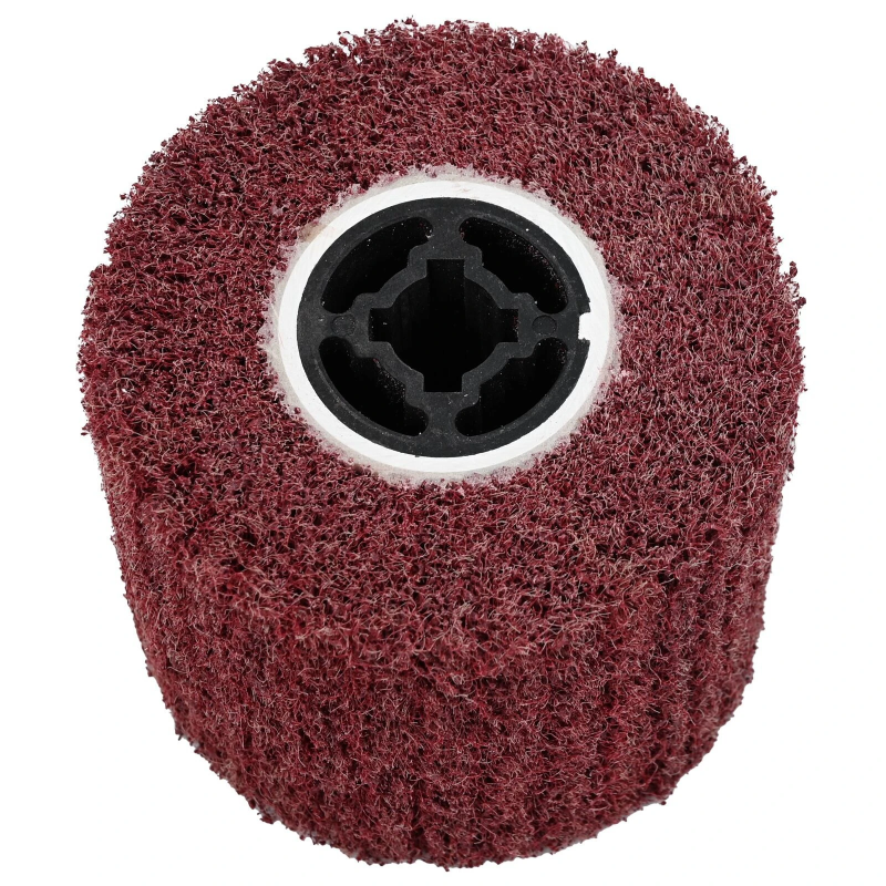 vidaXL Smirģeļu ruļļi 3 pcs Sarkana 12 x 12 x 10 cm Sintētiskā šķiedra