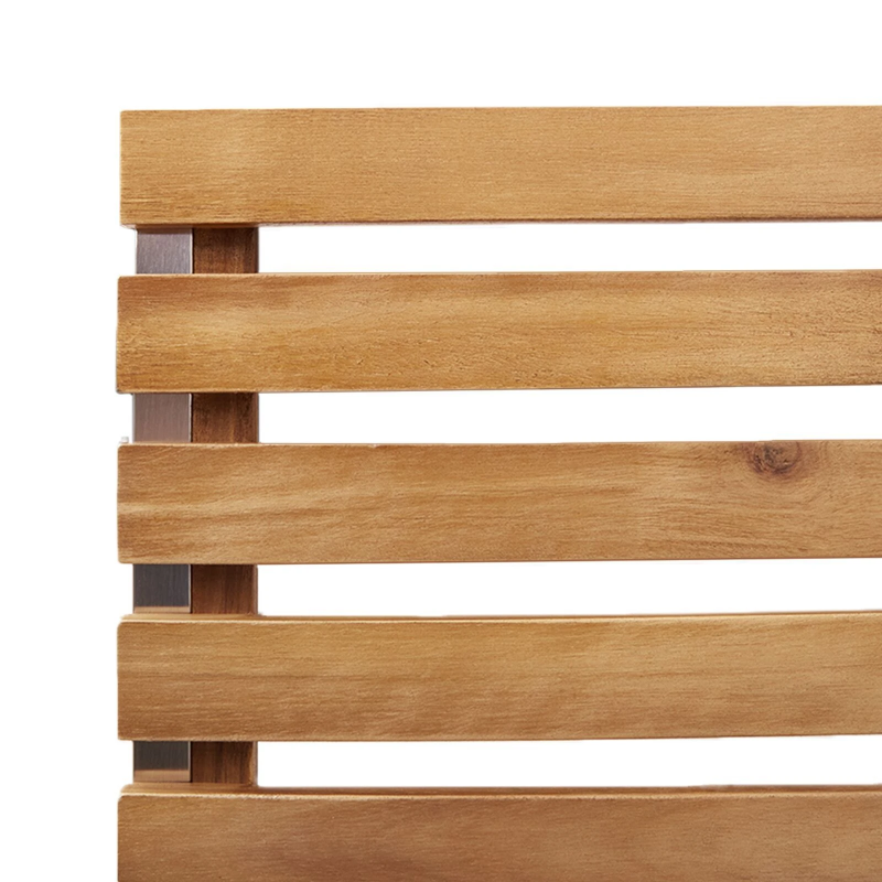 vidaXL Dārza krēsls 4 pcs Eļļa dabīgā Cietā akācijas koks