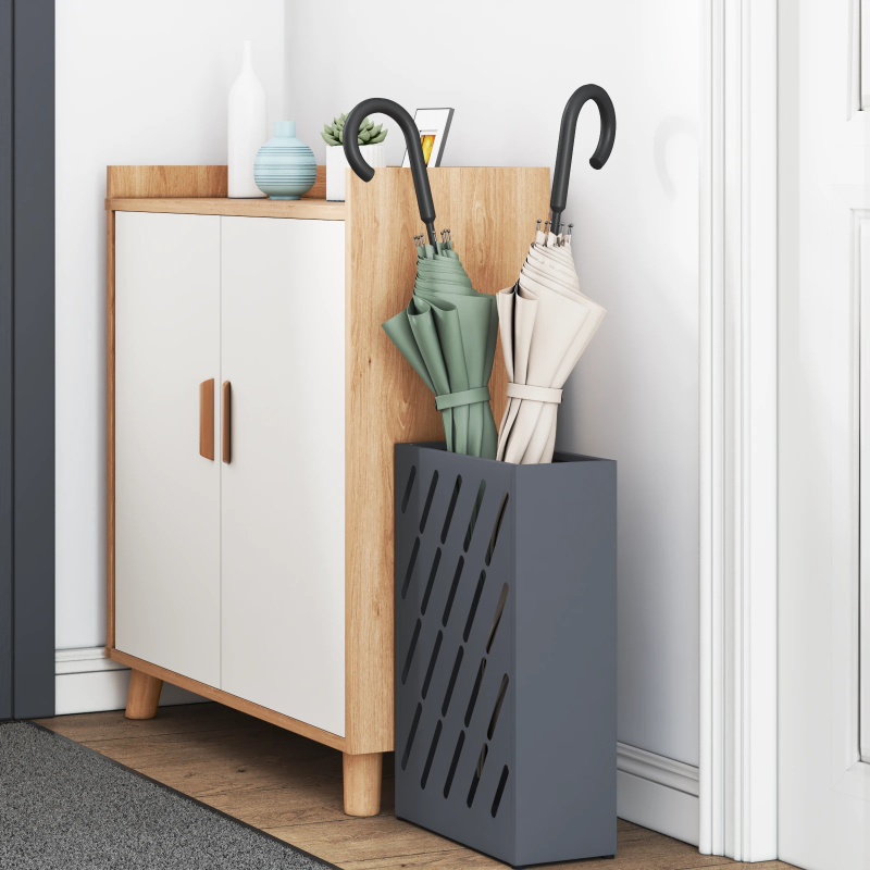 vidaXL Lietussarga statīvs Antracīts 28 x 12 x 41 cm Tērauds