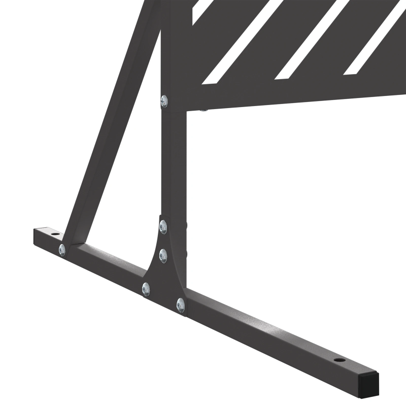 vidaXL Privātuma ekrāns Melna 100 x 50 x 180 cm Tērauds