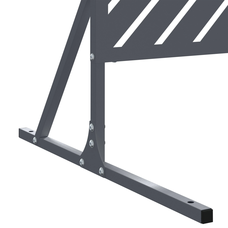 vidaXL Privātuma ekrāns Antracīts 100 x 50 x 180 cm Tērauds