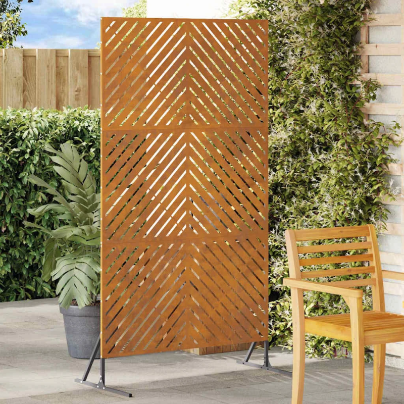 vidaXL Privātuma ekrāns Pelēka 100 x 50 x 180 cm Tērauds