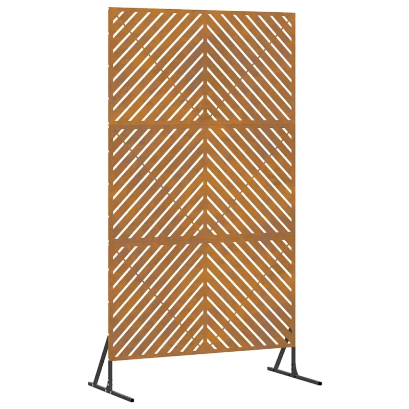 vidaXL Privātuma ekrāns Pelēka 100 x 50 x 180 cm Tērauds