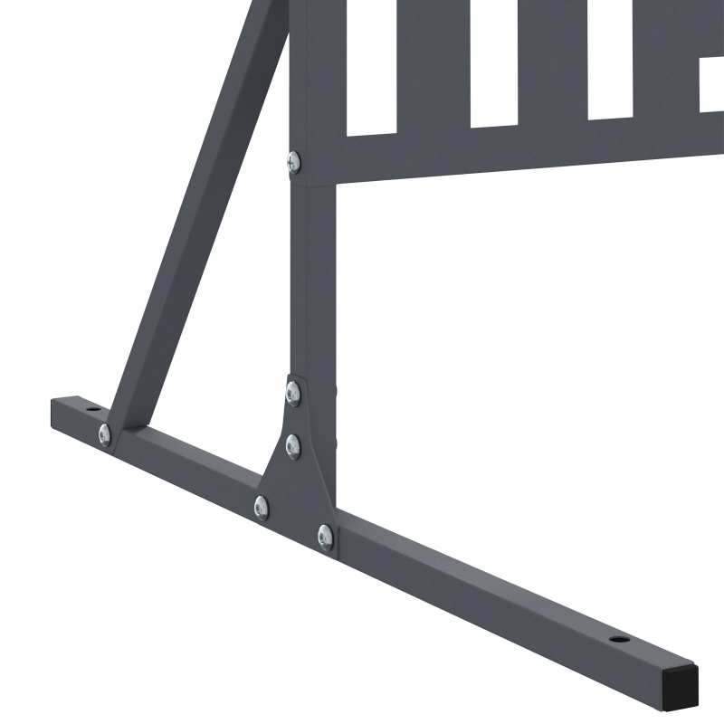 vidaXL Privātuma ekrāns Antracīts 100 x 50 x 180 cm Tērauds