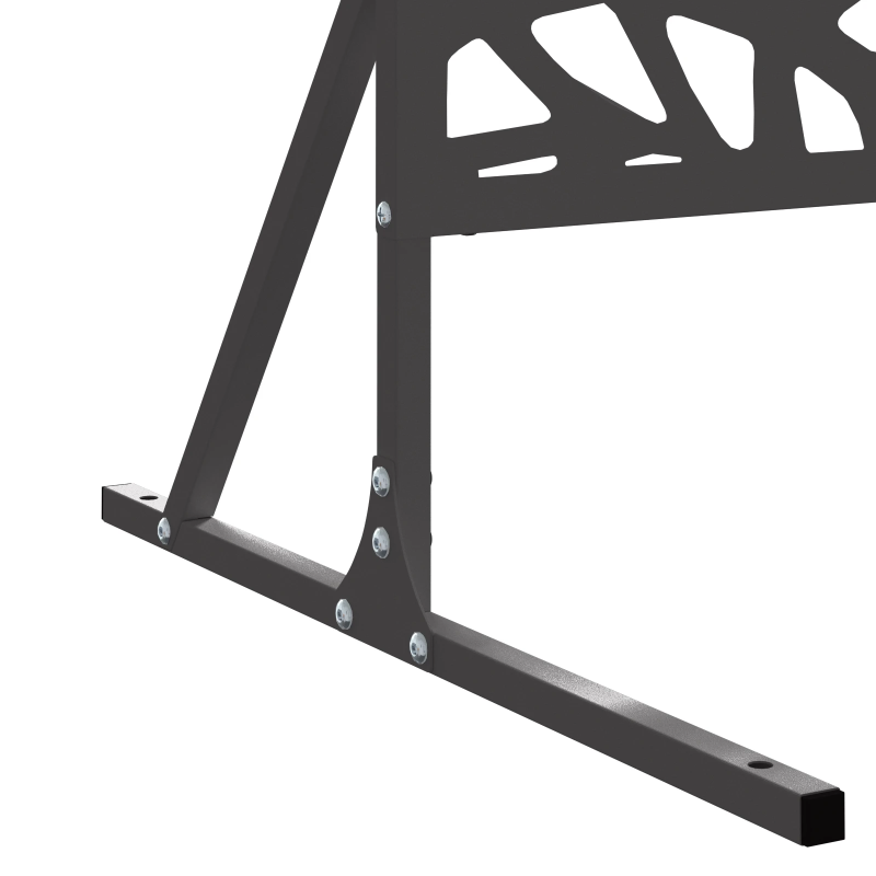 vidaXL Privātuma ekrāns Melna 100 x 50 x 180 cm Tērauds