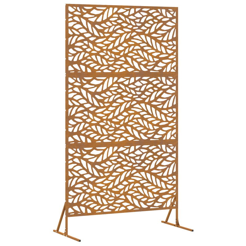 vidaXL Privātuma ekrāns Pelēka 100 x 50 x 180 cm Laika tērauds