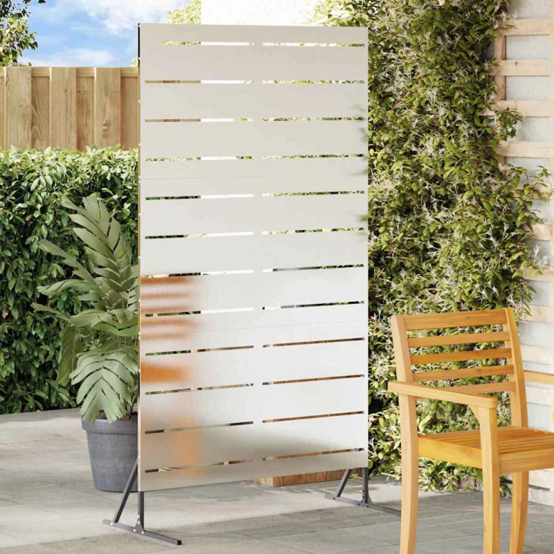 vidaXL Privātuma ekrāns Pelēka 100 x 50 x 180 cm Tērauds