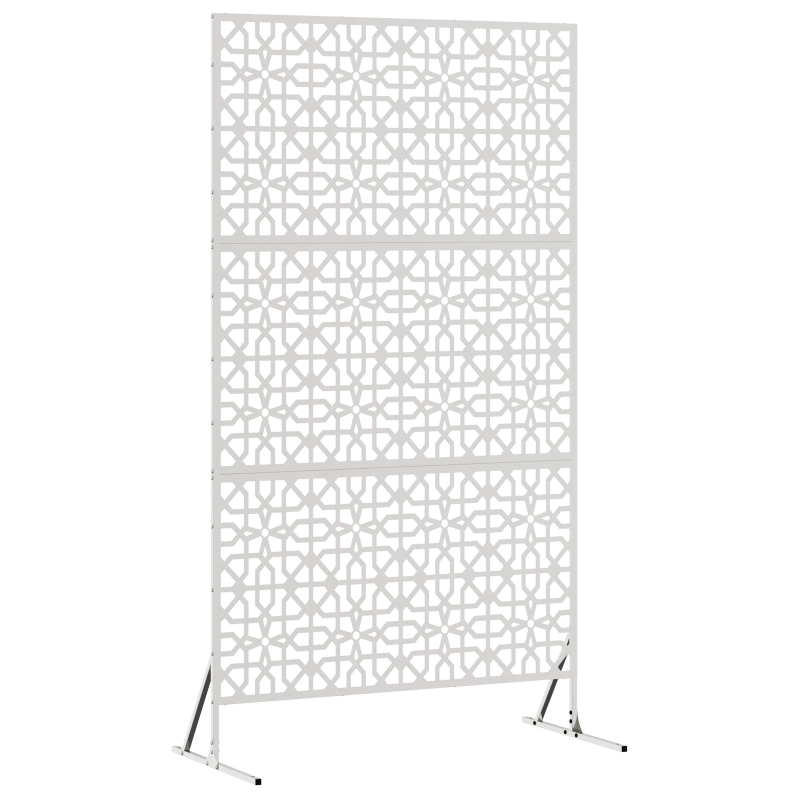 vidaXL Privātuma ekrāns Pelēka 100 x 50 x 180 cm Tērauds