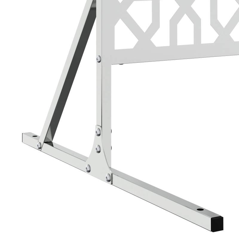 vidaXL Privātuma ekrāns Pelēka 100 x 50 x 180 cm Tērauds