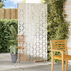 vidaXL Privātuma ekrāns Pelēka 100 x 50 x 180 cm Tērauds