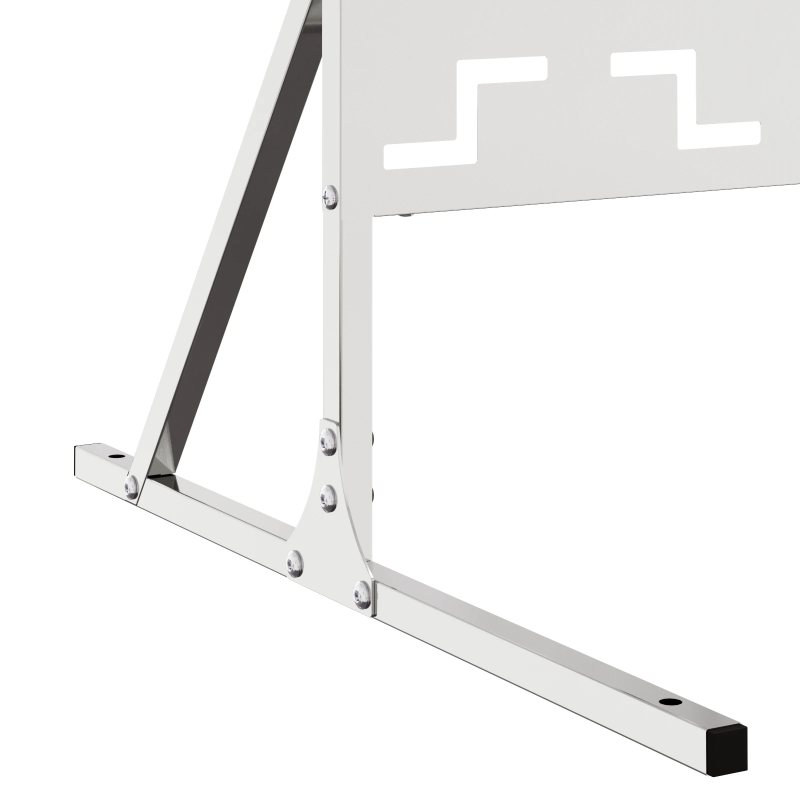 vidaXL Privātuma ekrāns Pelēka 100 x 50 x 180 cm Tērauds