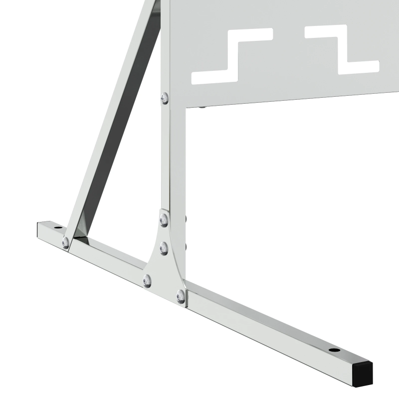 vidaXL Privātuma ekrāns Pelēka 100 x 50 x 180 cm Tērauds