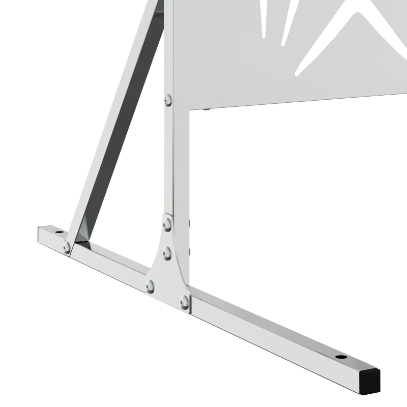 vidaXL Privātuma ekrāns Pelēka 100 x 50 x 180 cm Tērauds