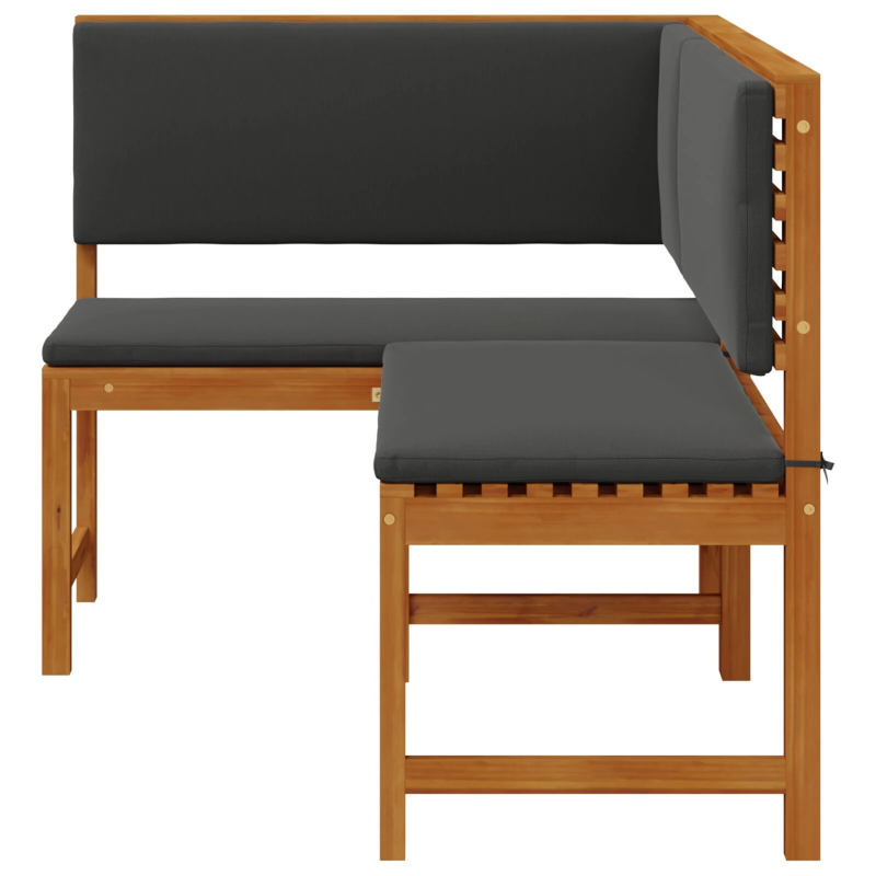 vidaXL Dārza krēsls Brūna 140 x 100 x 91cm Akācijas masīvkoks