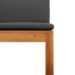 vidaXL Dārza krēsls Brūna 100 x 50 x 91cm Akācijas masīvkoks