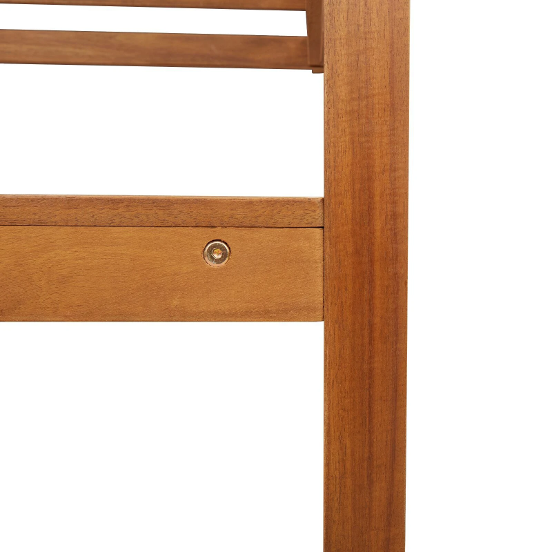 vidaXL Dārza krēsls 2 pcs Brūna 50 x 50 x 91cm Akācijas masīvkoks