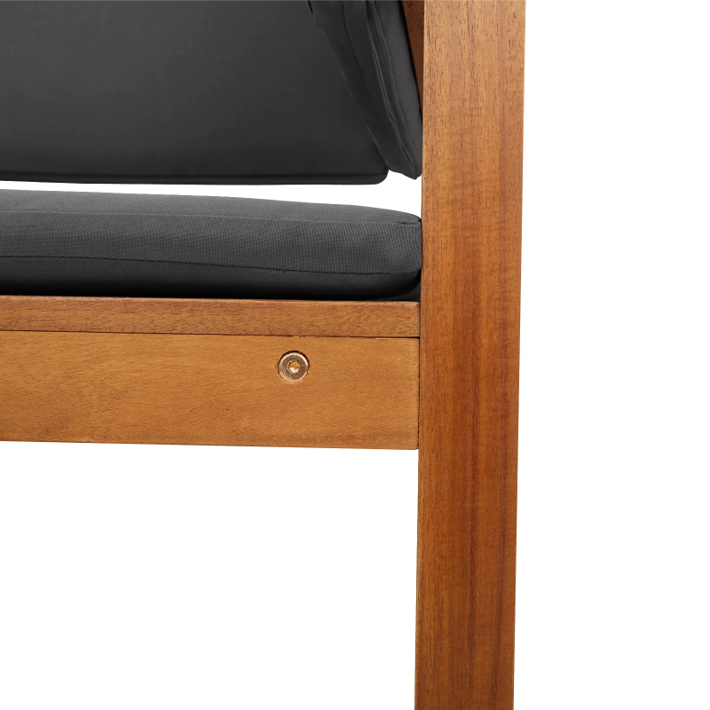 vidaXL Dārza krēsls Brūna 50 x 50 x 91cm Akācijas masīvkoks