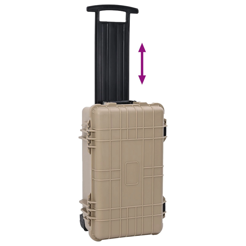 vidaXL Cieta soma Smilšu 56 x 35 x 23 cm Polipropilēns un ABS