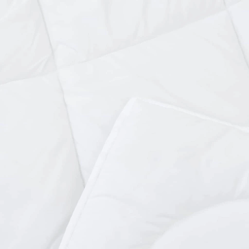 vidaXL Ziemas gultas sega Balts 240 x 222 x 5 cm Poliesters