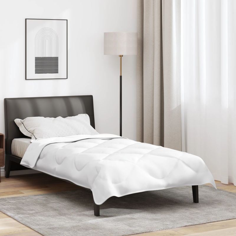 vidaXL Segas un segas Balts 155 x 220 cm Poliesters