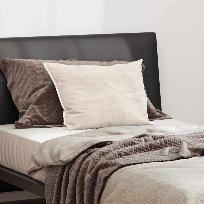 vidaXL Spilvens Balts 40 x 60 cm Kokvilna un poliesters