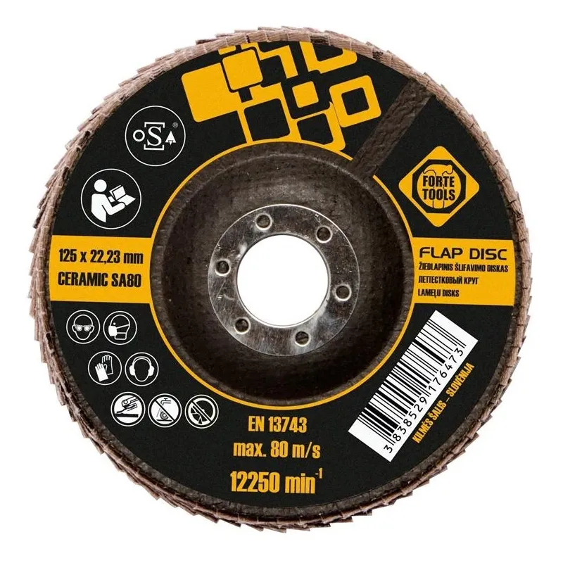 Slīpēšanas disks Forte Tools, 125 mm x 22.23 mm