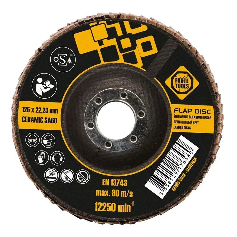 Slīpēšanas disks Forte Tools, 125 mm x 22.23 mm
