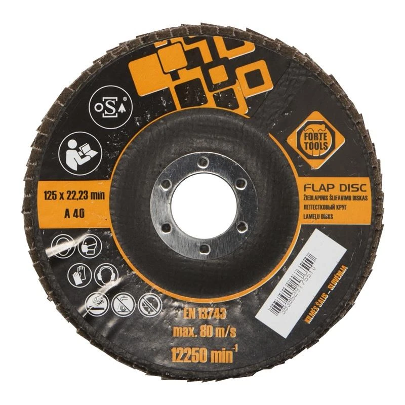 Slīpdisks lapiņu 125x22.23 80