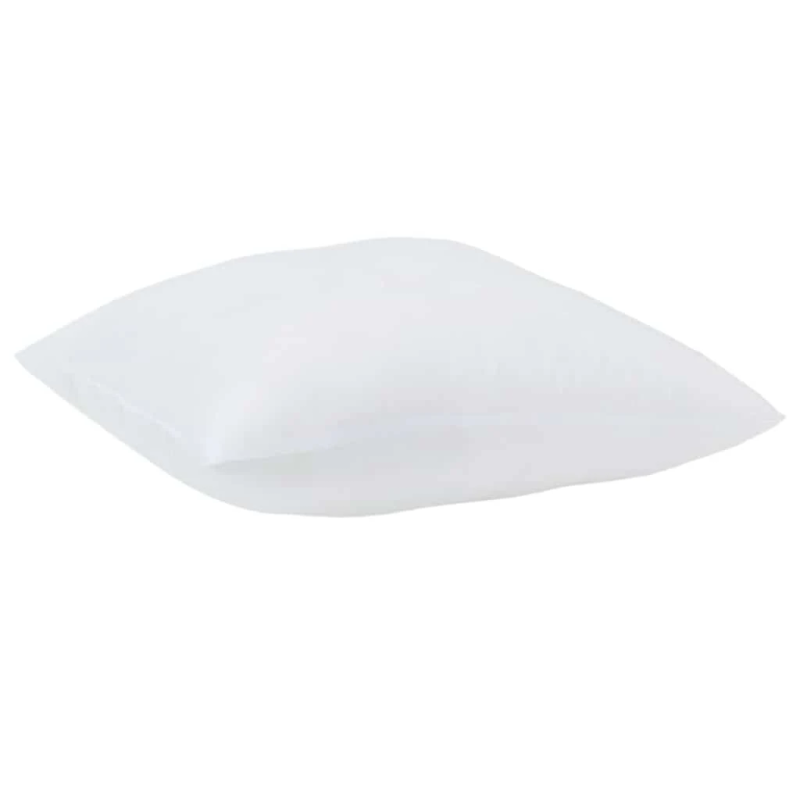 vidaXL Spilvens ar spilvenu Balts 61 x 41 x 20 cm Poliesters