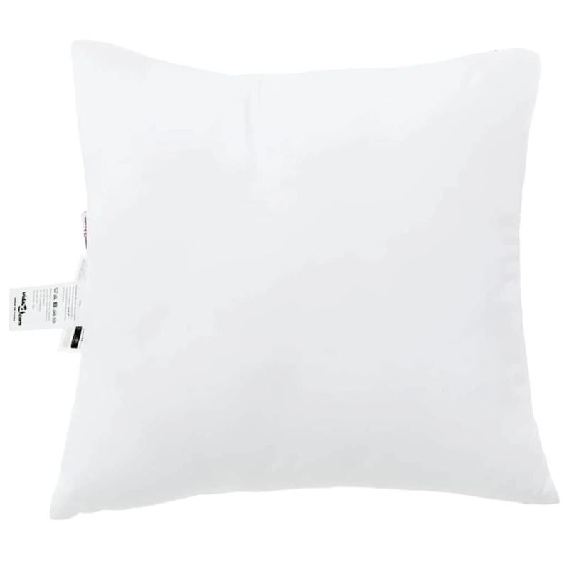 vidaXL Spilvens ar spilvenu 2 pcs Balts 61 x 41 x 20 cm Poliesters