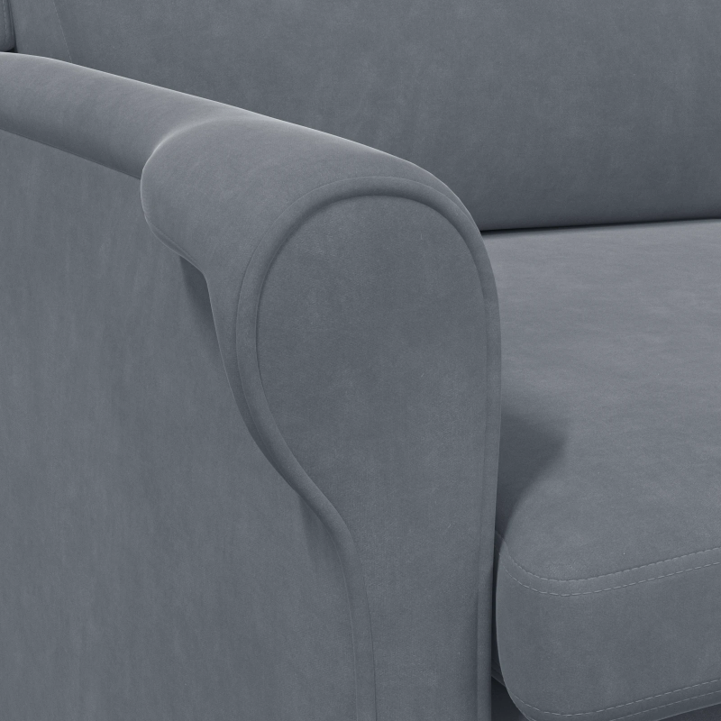 vidaXL atpūtas krēsls Tumši pelēka 76 x 94 x 102 cm Samts