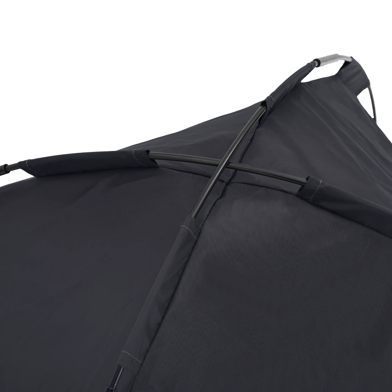 vidaXL Suņu gulta Melna 76 x 62 x 70,5 cm Tērauds