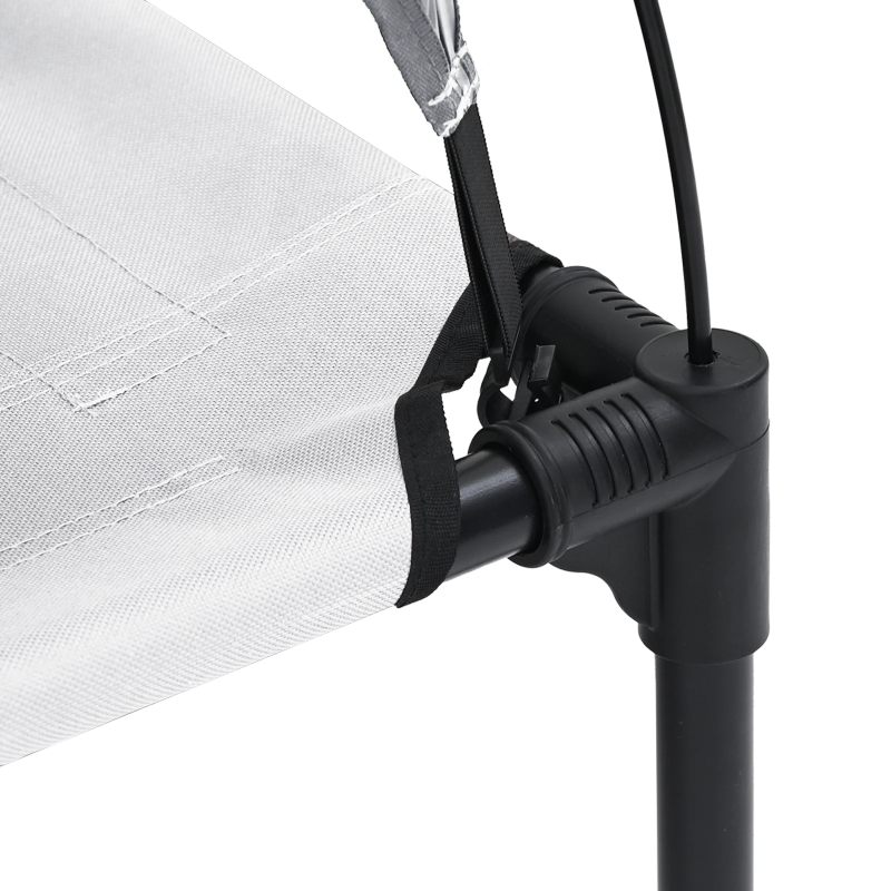 vidaXL Suņu gulta Sudrabaini pelēks 92 x 77 x 82,5 cm Tērauds