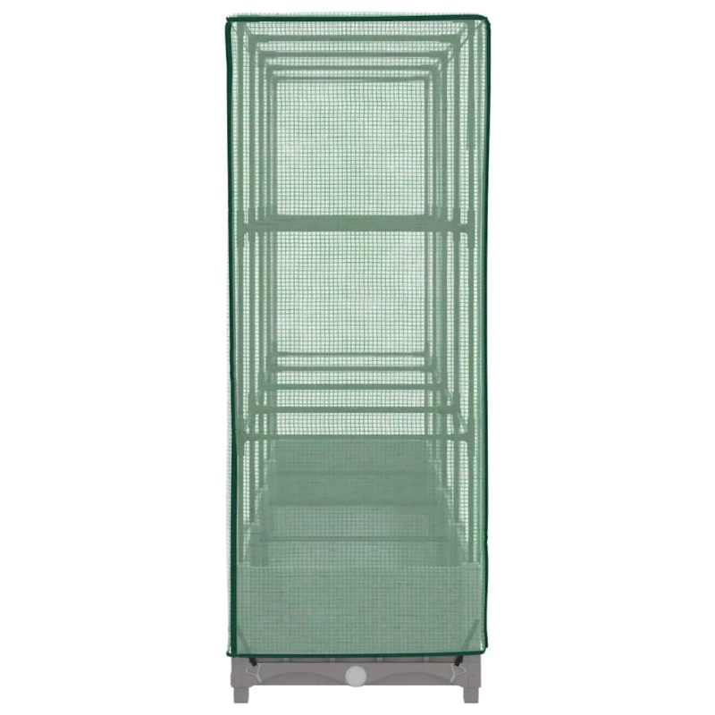 vidaXL paaugstināta puķu kaste ar pārsegu, 160x40x123 cm