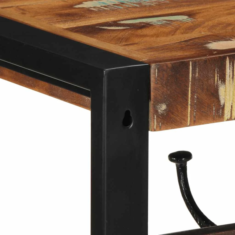 vidaXL mēteļu pakaramais, 80x35x35 cm, pārstrādāts masīvkoks