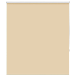 vidaXL Rullo žalūzija Blackout bēša 140x150 cm Auduma platums 136,6cm