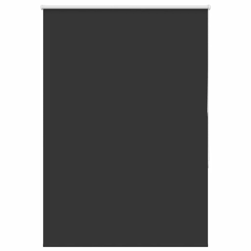 vidaXL rullo žalūzija melna 100x130cm auduma platums 95,7cm poliesters